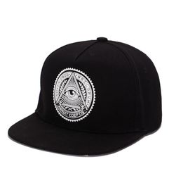 Snapback Hats Triangle Eye Illuminati Snapback Hats Round Label Fashion Men Women Adjustable Baseball Cap Men Snapbacks Hip Hop Ha7087215