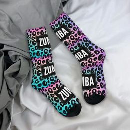 Women Socks Z-Zums Leopards Bas Abstract Art Novelty Stockings Autumn Anti Bacterial Couple Medium Soft Custom Cycling