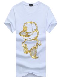 2019 Fashion Designer Brand PP drilling Skulls T Shirt Mens Clothing T Shirts For Men Tops Short Sleeve Tshirt164205868