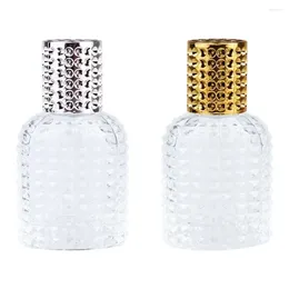 Storage Bottles Empty Glass Spray Bottle Fashion Light Weight Reusable Perfume Atomizer Portable Refillable