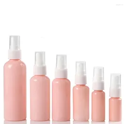 Storage Bottles 50 X 10ML 20ML 30ML 50/60/100ML Pink Plastic Mini Spray Sprayer Atomizer Empty Perfume Travel Liquid Cosmetic Containers