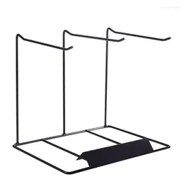 Jewellery Pouches Simple Earring Stand Hanging Necklace Case Metal Storage Frame Display Rack