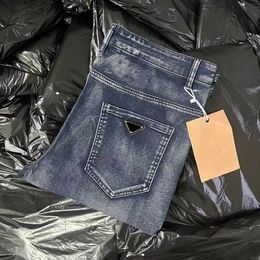 Designer maschile jeans jeans autunno stradina a scacchiere jeans marchio di moda maschile instagram sciolto pantaloni casual dritta pantaloni lunghi