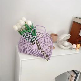 2022 Shampoo Organizer Bath Basket College Dorm Bathroom Laundry Basket Small Foldable Mesh Portable Plastic Storage Organizers