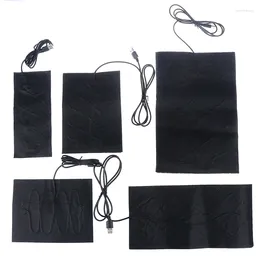 Carpets 7 Size USB 5V Carbon Fibre Heated Pads DIY Jacket Coat Vest Heating Waist Warmer Warming Accessories