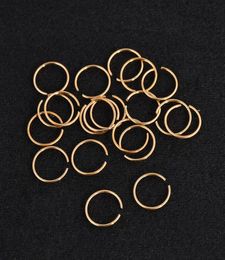 40pcsFashion Body Jewellery 906mm Colourful Stainless Steel Fake Nose Hoop Nose Ring Stud Punk Style Body Piercing Jewelry4149926