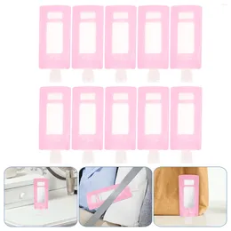 Storage Bottles Container Lotion Squeeze Pouches Refillable Packing Essential Oil Make Up Empty Emulsion Pink Portable Travel