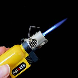 Outdoor Barbecue Jet Lighter High Temperature Metal Transparent Windproof Torch Lighter