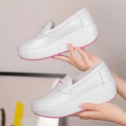 Casual Shoes Without Lace Nurses Women's Comfortable Sneakers Vulcanize Loafers For Women 49 Sport Tenks Zapato Loffers