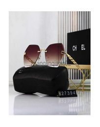 Designer Sunglass Cycle Luxurious Casual Fashion Woman Mens New Personality Trend Frameless Vintage Baseball Sport Summer Sun Glasses1837817