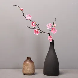 Decorative Flowers Artificial Plum Blossom Branches Winter Flower Chinese Home Living Room Desktop Party Decorations Gifts