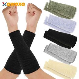 Sleevelet Arm Sleeves 1 pair of 5-level cutting fireproof sleeves arm protection front thin skin brush work Q240430