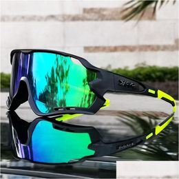 Outdoor Eyewear Brand Polarized Lens Mountain Bike Sports Bicycle Cycling Sunglasses Gafas Ciclismo Mtb Glasses Drop Delivery Outdoors Otuof
