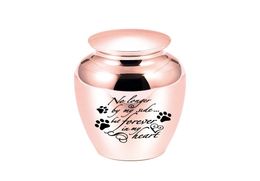 70x45mm Pet Urn Cremation Jar Small Funeral Keepsake Cremation Urns For Ashes with pretty package bag6323107