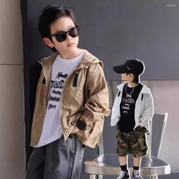 Jackets Boys Sunscreen Clothes Big Summer Thin Hooded Coat Clothing Children's