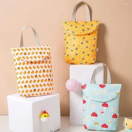 Storage Bags High Quality Portable Diaper Organiser Canvas Nappy Bag Baby Dry Waterproof Handheld Mommy