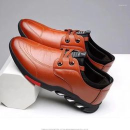 Casual Shoes Spring Autumn Men Leather Tenis Breathable Non-slip Business Mens Social Male Loafers Zapatos Hombre Sneaker