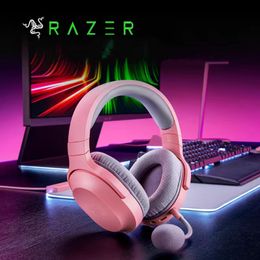 Razer mullet Headphones E-sports Gaming Headset with Microphone 7.1 Surround Sound RGB lighting Wired for PC PS4 noise cancelling headphones