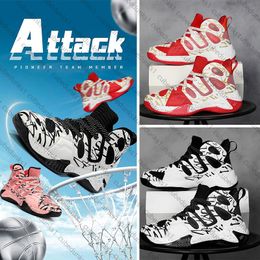 Iverson Basketball Shoe Designer Shoes New High Top Combat Air Cushion Sports Shoes Student Anti slip Sneakers Men's Outdoor Sports Training Shoes 39-45