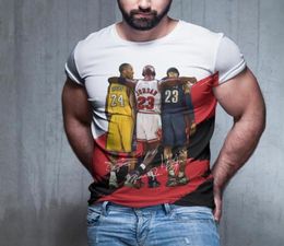3D Printing Tshirt Mens Oneck Shortsleeved Oversized Casual Fashion Summer Street Sports Fitness Basketball Top 2206224774324