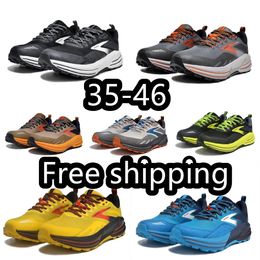 2024 Designer shoes Brooks Running Shoes Men Women Ghost Triple Black White Grey Yellow Orange Trainers Glycerin