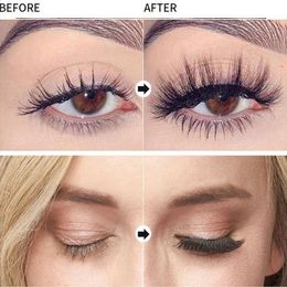 Sdattor Mascara waterproof extra volume Anti-sweat Lengthens Eyelashes Black Silk Fiber Female Non-smudge Makeup eyes Co 240428