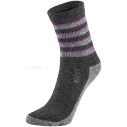 Kids Winter Merino Wool Hiking Socks for Children 50% Outdoor Sports Thermal Warm Euro Size 31-34 240428