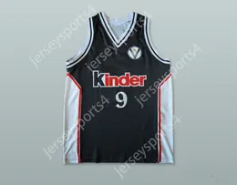 CUSTOM NAY Mens Youth/Kids SALIUS STOMBERGAS 9 VIRTUS BOLONIA BASKETBALL JERSEY TOP Stitched S-6XL