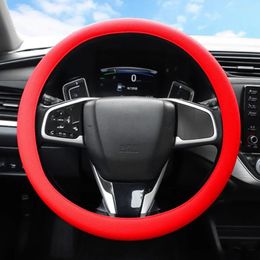 Steering Wheel Covers Car Cover Universal Silicone Grip Handle Protective DIY Tuning Interior Accessories