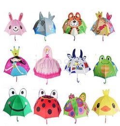 13 Styles Lovely Cartoon Design Umbrella For Kids High Quality 3D Optional Function Umbrella Light For Rain Sun 47CM8K D1265420437