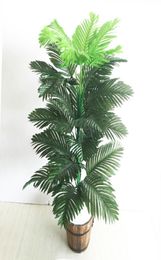 90cm 39 Heads Tropical Plants Large Artificial Palm Tree Fake Monstera Silk Palm Leaves False Plant Leafs For Home Garden Decor1875008