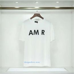 Mens Womens T shirts Amr Play Luxury shirt Summer Letter Print Short Tshirt Trapstar Hip Hop Tops Plus Size 3XL Haikyuu Man Outfit