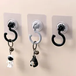 Hooks Self Adhesive Ceiling Rotating Wall Door Strong Sticky Sucker Hook Multi-Purpose Storage Home