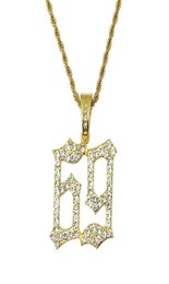 hip hop number 69 diamonds pendant necklaces for men golden silver alloy rhinestone luxury 6ix9ine necklace Cuban chain fashion je1904788