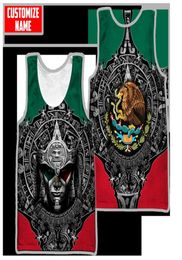 Mexico Custom Name Cool Trend Tank Top Mexico Flag Print Po Clothing Oversized 6xl 03 2206227341608