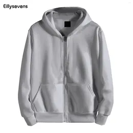 Men's Hoodies Autumn Fashion Hoodie Casual Pullovers Sweatshirts Top Solid Colour Sweatshirt Male Winter