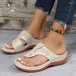 Slippers Summer Women's Shoes Sandals 2024 See-through Women Lightweight Anti-slip Zapatillas Mujer