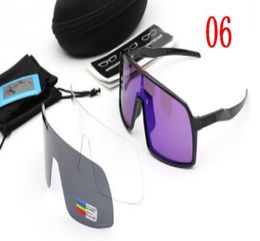 Full package New Brand Polarised Cycling Glasses Men Women Bike Pink Bicycle Sports 009406A 3 pairs lens Cycling Sunglasses 2 sets9990669