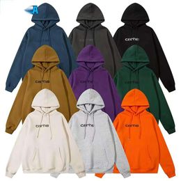 Designer Sweatshirt Carha Klassiker Buchstaben Stickerei Hoodies Pullover Luxus Neue Bluse Sweatshirts Winter Langarmhaubehaubehaube Hood Pullover Hoodied Hoodied