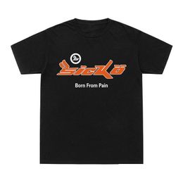 Men'S T-Shirts Arrivals Sicko Born From Pain T Shirt 100 Cotton Hip Hop Tee O Neck Street Wear West Tops 220520 Drop Delivery Apparel Dhqjf