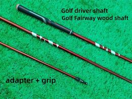 Golf Clubs Shaft FU JI VE US red 56 RSRSX Graphite Driver and wood Shafts Free assembly sleeve grip 240428