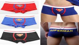 Fashion Brand Men039s Cotton Underwear Super Man Cartoon Boxers Comfortable Male Boxer Shorts Underpants Superman Panties Male 6226388