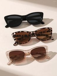 Sunglasses 3 PCS Unisex Plastic Cat-eye Shape Fashion For Street Pography And Vacation Trips