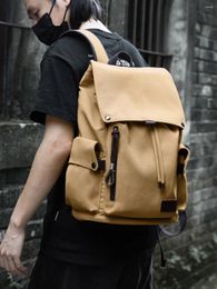 Backpack Men Backpacks Vintage Large Capacity College Student Schoolbag Commuter Business For 15 Inch Laptop Bag