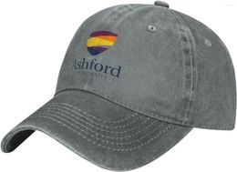 Ball Caps Ashford University Logo Hat Adjustable Baseball Cap Cotton Cowboy Fashionable For Man Woman