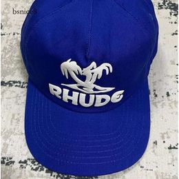 rhude 2024 Fashion Designer Ball caps Men Women Casual Yellow Foam Letters Baseball Cap Outdoor Hat Adjustable mens cap ball cap designer fit cap 359