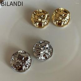 Stud Earrings Bilandi Fashion Jewellery 925 Silver Needle Metal For Women Girl Gift European And American Design Ear Accessories