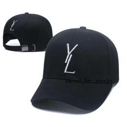 Ysl Baseball Cap Letter Logo Y Designer Hat Luxury Casual Cap Men's Women's Neutral Sun Hat Ysl Hat Luxury Fashion Classic New Ball Cap Clas 626