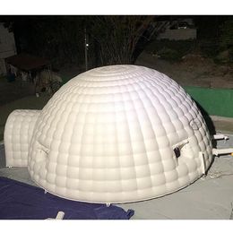 10m dia (33ft) Giant Portable White Inflatable Igloo Tent Outdoor Dome Event Party Wigwam With Air Blower For Advertising And Decoration