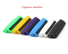 smoking Rolling Machine Plastic Manual 110mm Cigarette Maker Tobacco Hand paper New Arrival Accessories7518328